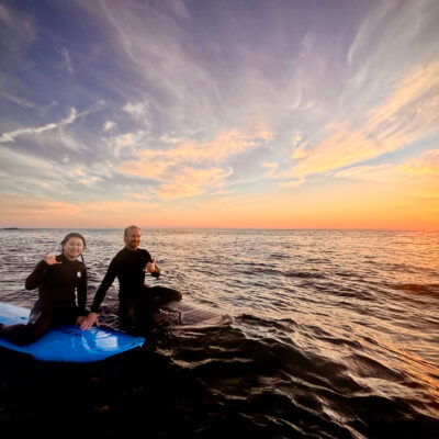 Laguna-Surfing-Lesson-Sunsetting